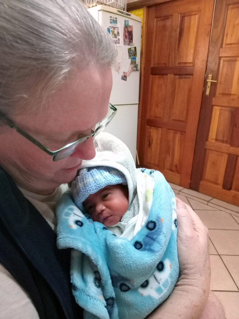 Robyn with Owen